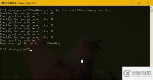 Windows 10中怎么使用StorDiag.exe診斷磁盤(pán)和文件系統(tǒng)問(wèn)題