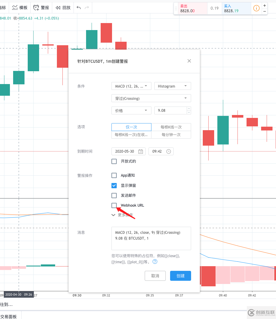 如何使用發(fā)明者量化交易平臺擴展API實現(xiàn)TradingView報警信號交易