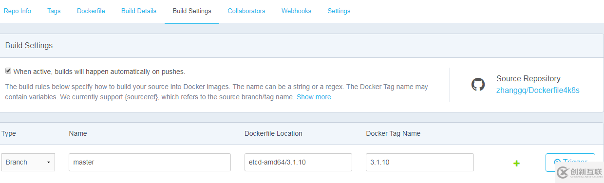 Docker Hub上如何自動(dòng)制作Docker鏡像