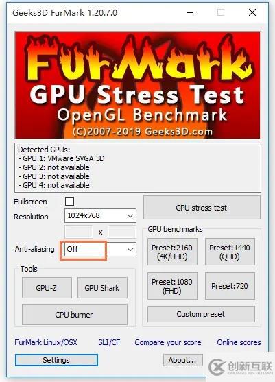 furmark軟件如何使用