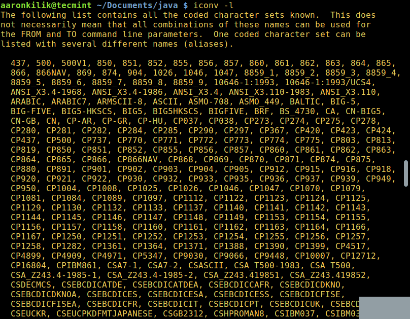 Linux 下如何將使用各種字符編碼的文件轉(zhuǎn)化為UTF-8編碼