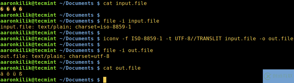 Linux 下如何將使用各種字符編碼的文件轉(zhuǎn)化為UTF-8編碼