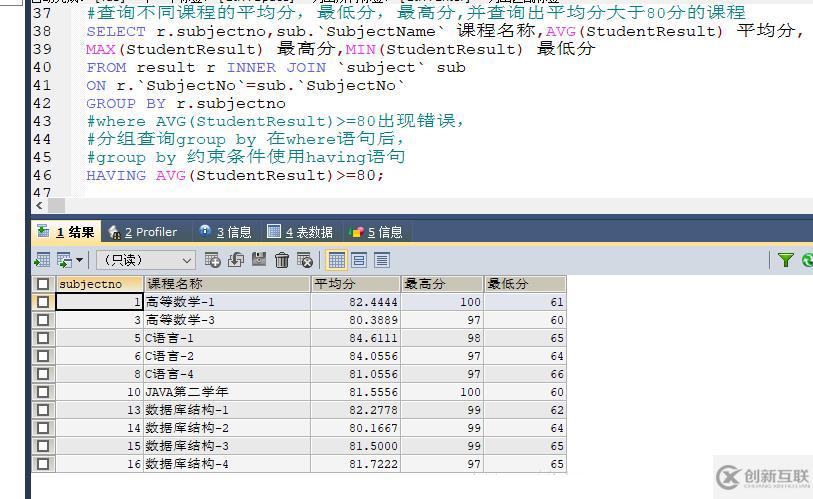 MySQL數(shù)據(jù)庫合集命令有哪些