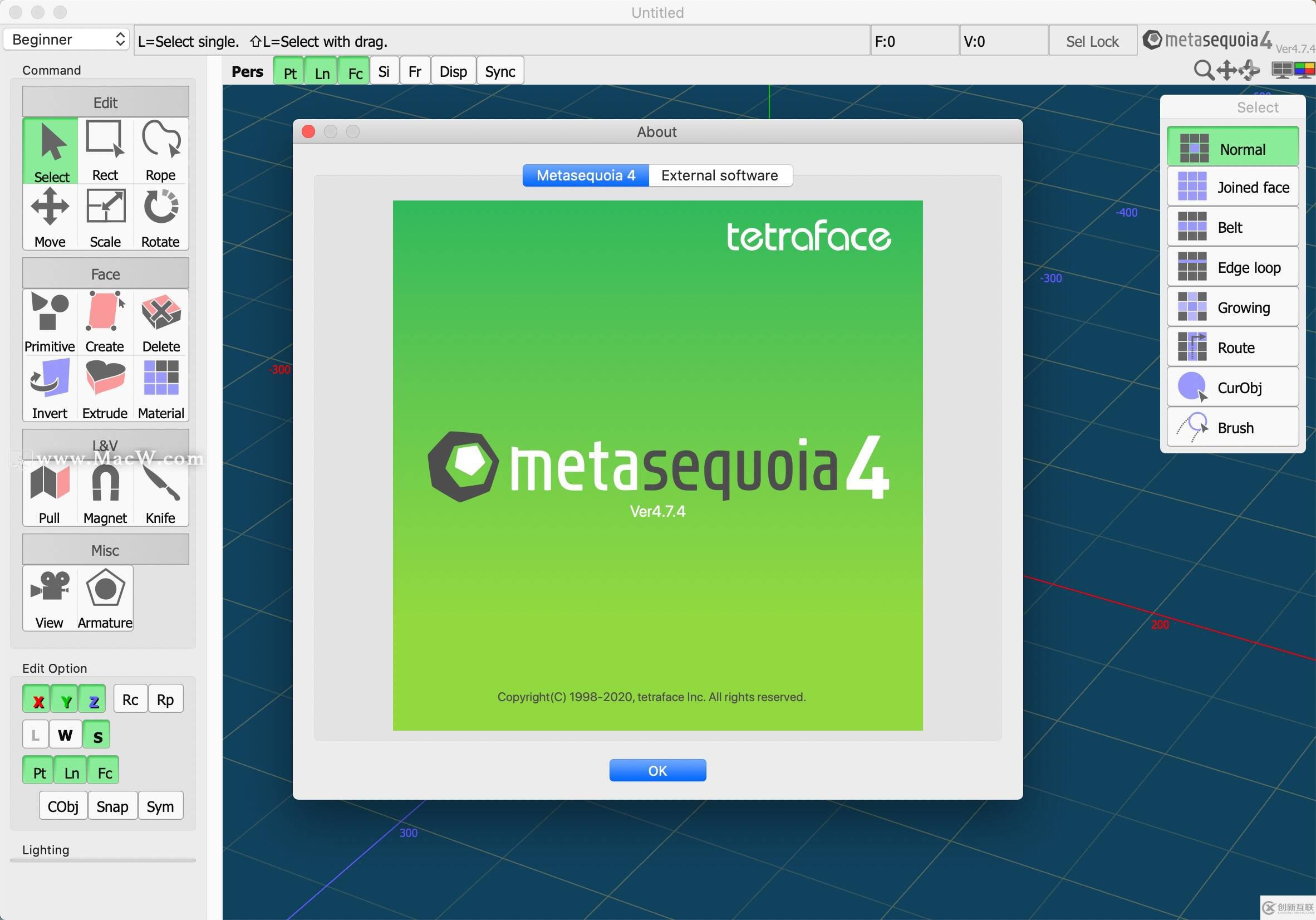 Metasequoia 4 for Mac工具有哪些功能