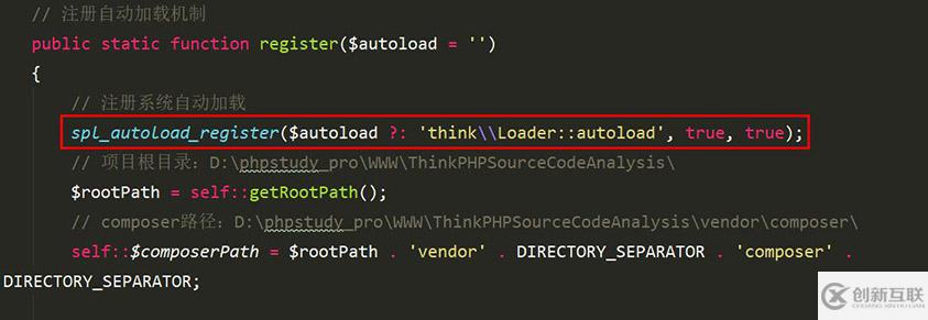 ThinkPHP如何自動加載Loader源碼