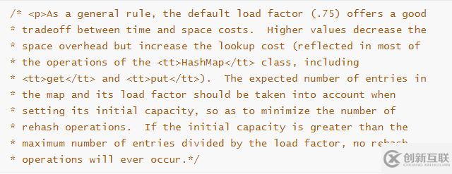 HashMap負(fù)載因子為0.75的時(shí)候有什么作用