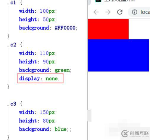 css中display屬性的詳解