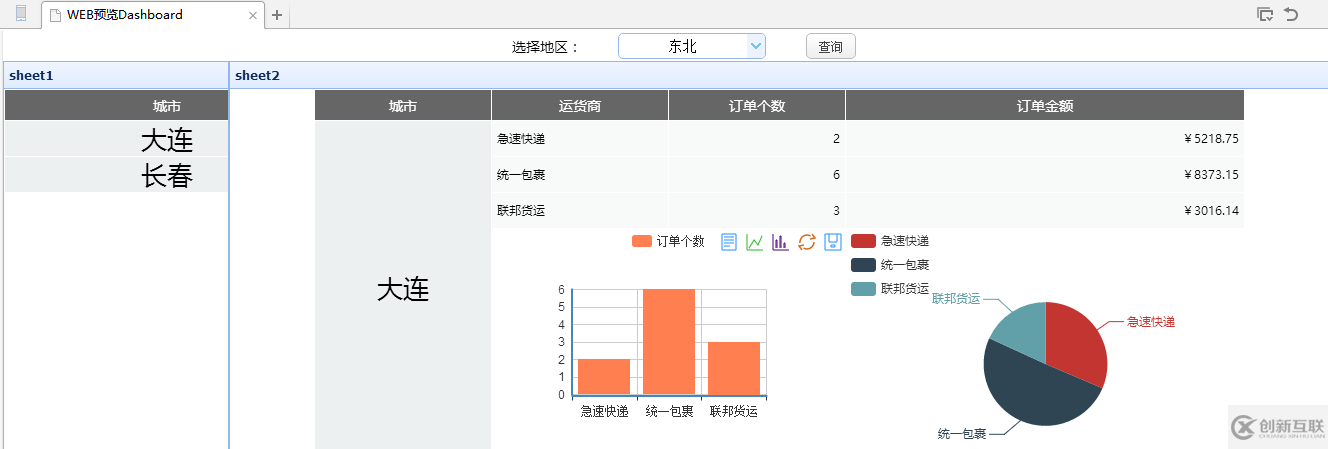 大數(shù)據(jù)報表的查詢面板為何顯示在左側(cè)