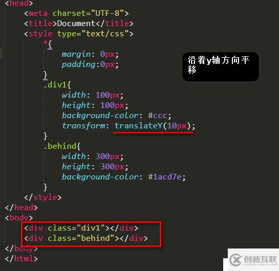 css3中translateY、translateX的使用