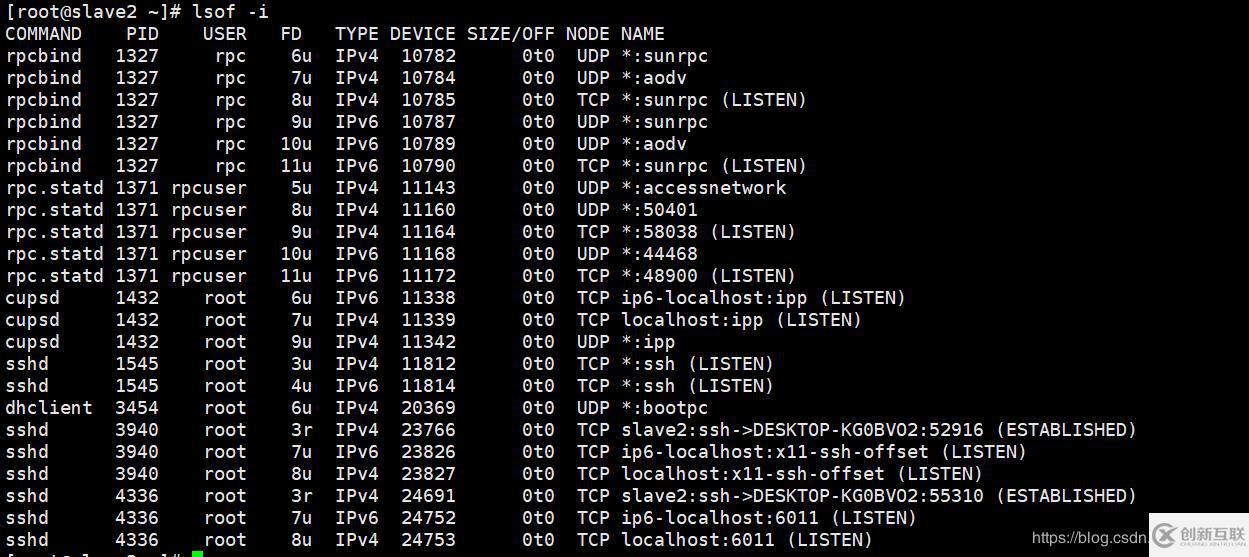 linux查看端口被哪個進程占用的方法