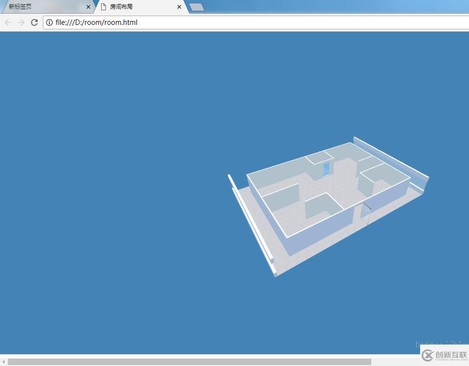 Three.js實(shí)現(xiàn)簡(jiǎn)單3D房間布局