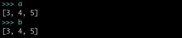 如何理解Python中的'=='與'is'操作符