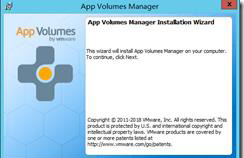 VMware App Volumes Manager安裝