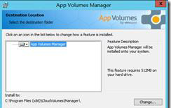 VMware App Volumes Manager安裝