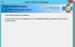 VMware App Volumes Manager安裝