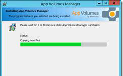 VMware App Volumes Manager安裝