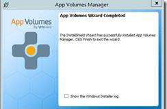 VMware App Volumes Manager安裝