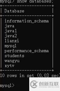 mysql查看數(shù)據(jù)庫信息的命令