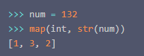python把int類型轉(zhuǎn)換成列表的方法