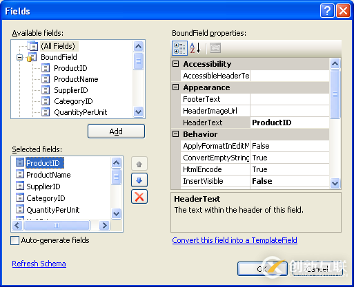 ASP.NET 2.0中怎么利用ObjectDataSource展現(xiàn)數(shù)據(jù)