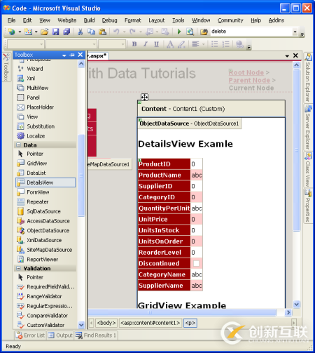 ASP.NET 2.0中怎么利用ObjectDataSource展現(xiàn)數(shù)據(jù)