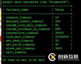 讓那些mysql里睡覺的進程，悄悄的死去吧。