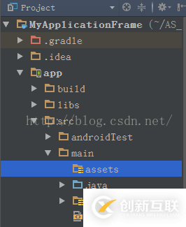 怎么在Android studio中添加assets文件夾
