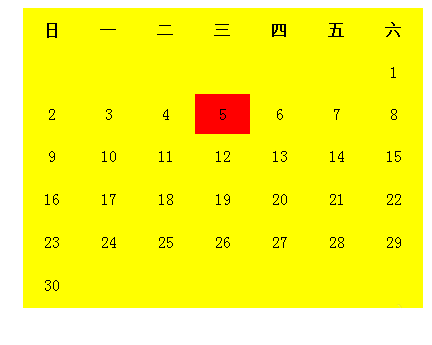 Dreamweaver如何制作簡單的日歷模板