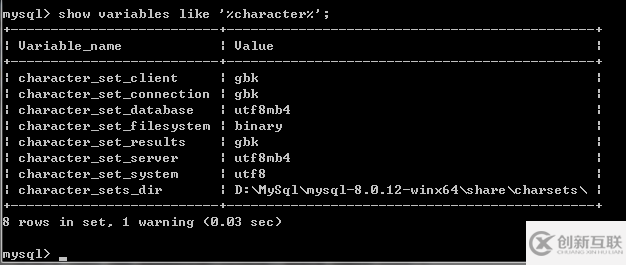 mysql 8.0.12安裝配置的示例分析