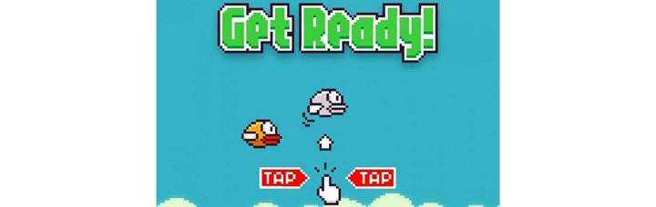 Flappy Bird游戲，玩家只需要用一根手指來(lái)操控 