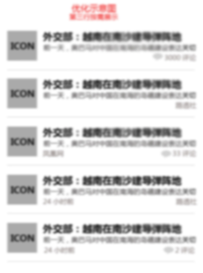 【產品設計】新聞型產品列表設計分析,互聯(lián)網的一些事