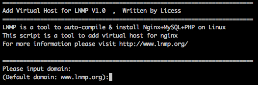 LNMP添加、刪除虛擬主機及偽靜態(tài)使用教程