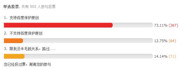 聽(tīng)說(shuō)百度要搞原創(chuàng)保護(hù)了，你怎么看這件事情？